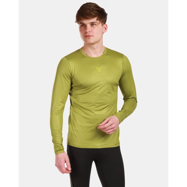 Kilpi SPOLETO-M grünes langärmeliges Funktions-T-Shirt für Herren
