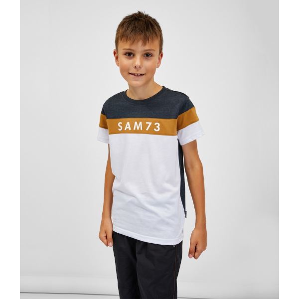 Kinder-T-Shirt Kallan SAM 73 weiß
