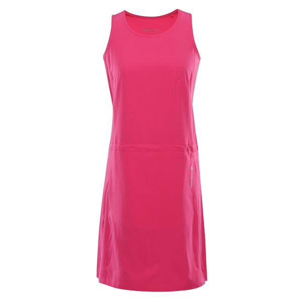 Schnelltrocknendes Damenkleid ALPINE PRO COLEENA rosa