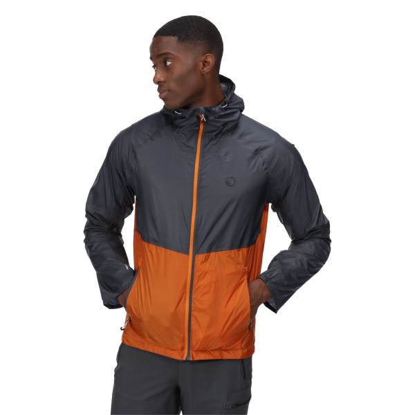 Leichte Herrenjacke Regatta PACK IT PRO grau/orange