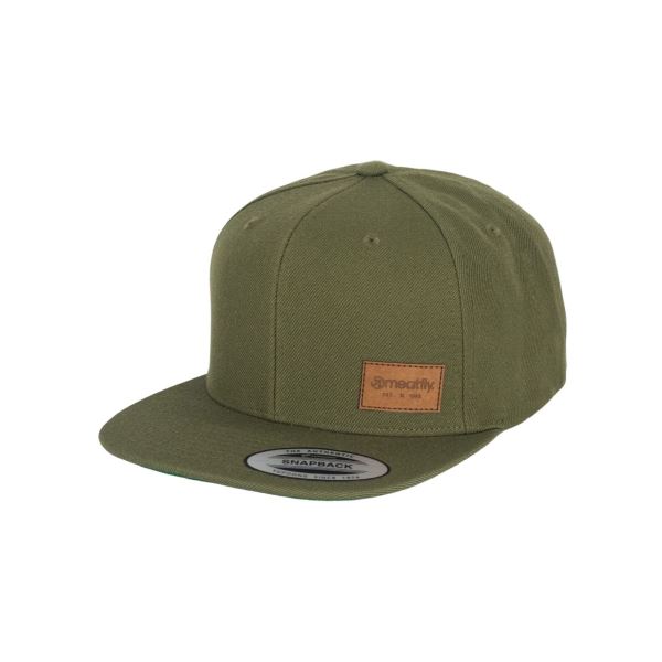 Meatfly Flanker Snapback Kappe grün