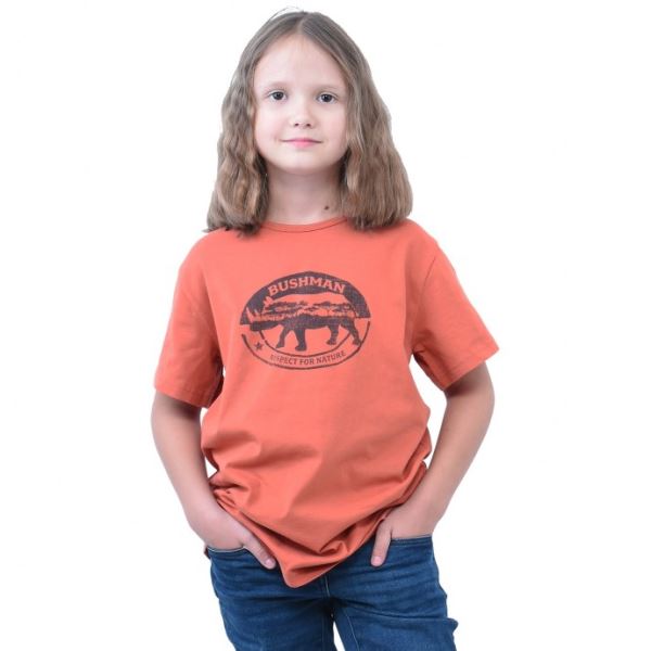 Kinder T-Shirt BUSHMAN JERRY IV orange