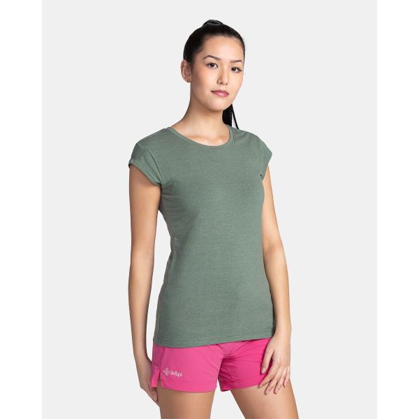 Damen-T-Shirt aus Baumwolle Kilpi PROMO-W dunkelgrün