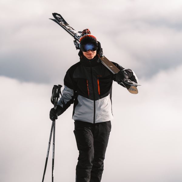 Herren-Ski-Outfit TAXIDO dunkelgrau