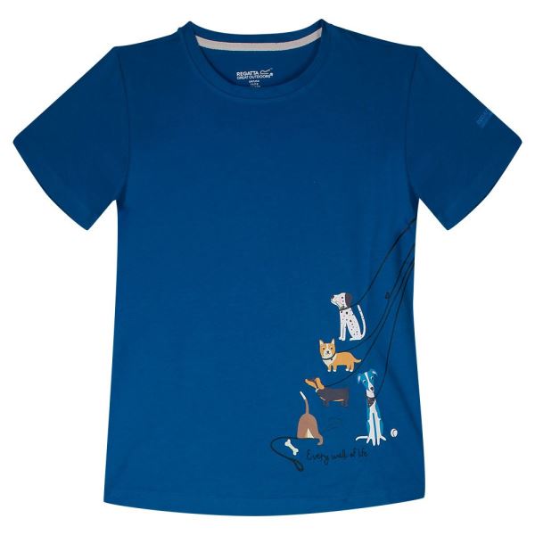 Kinder T-Shirt Regatta BOSLEY III kerosinblau