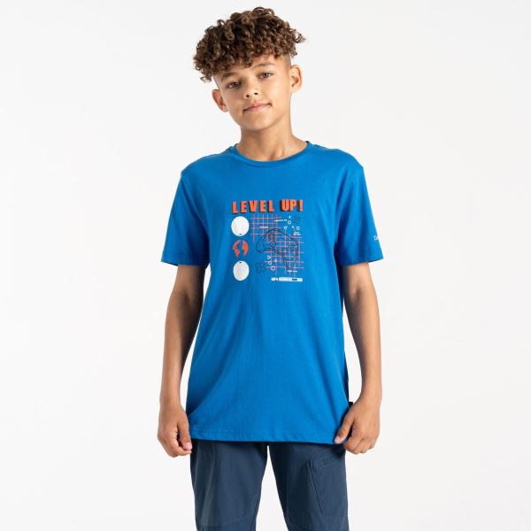 Kinder-T-Shirt Dare2b TRAILBLAZER blau