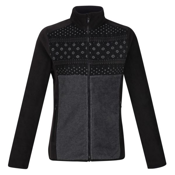Damen-Fleece-Sweatshirt Regatta ASHLETT schwarz / grau