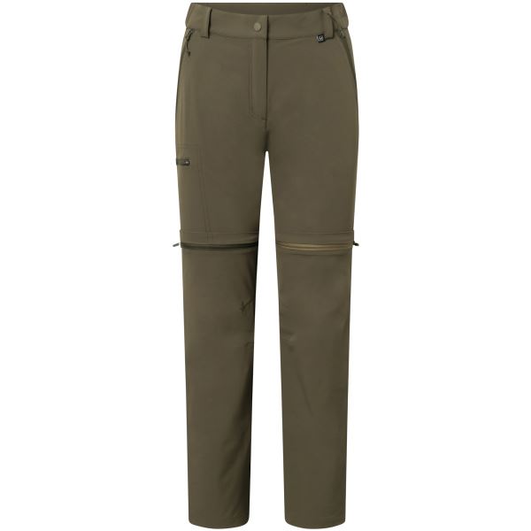 Damen Outdoorhose Viking Rocklyn 2in1 grün