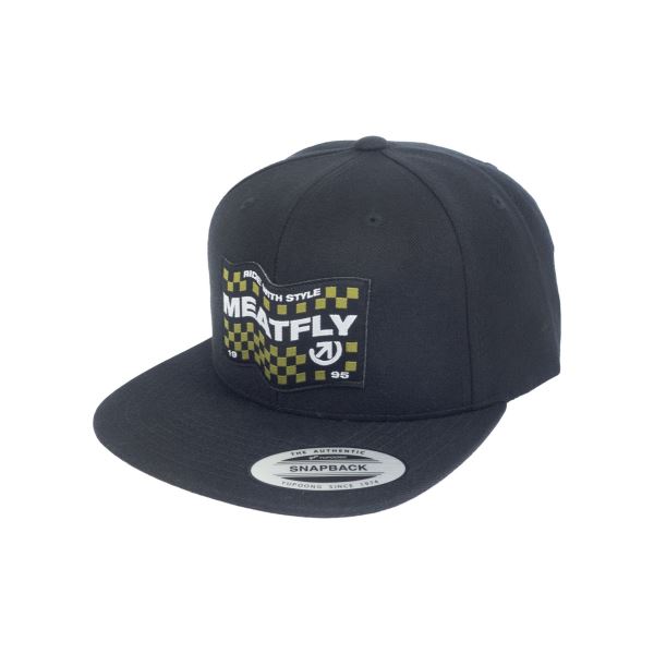 Herren Meatfly Hornet Snapback Cap schwarz