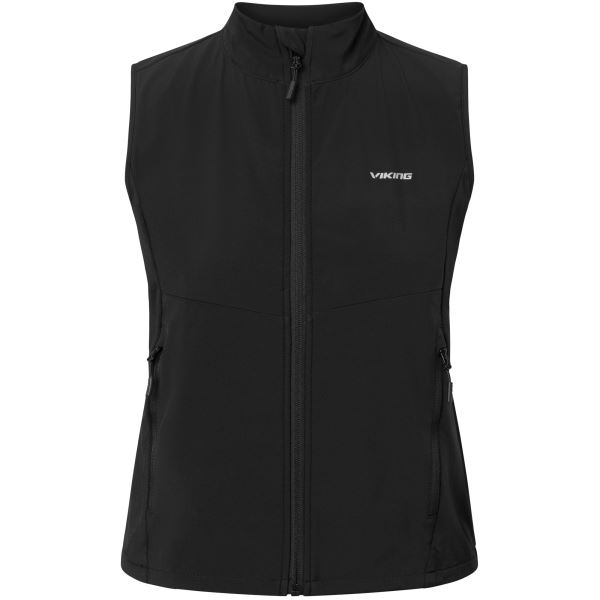 Damen Outdoorweste Viking Acadia schwarz