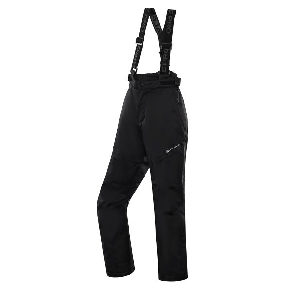 Kinder-Skihose mit PTX-Membran ALPINE PRO OSAGO schwarz