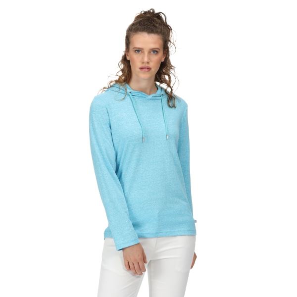 Damen-Sweatshirt aus Baumwolle Regatta MAELYS blau