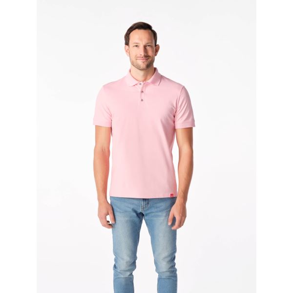 Herren-Poloshirt CityZen DAX rosa