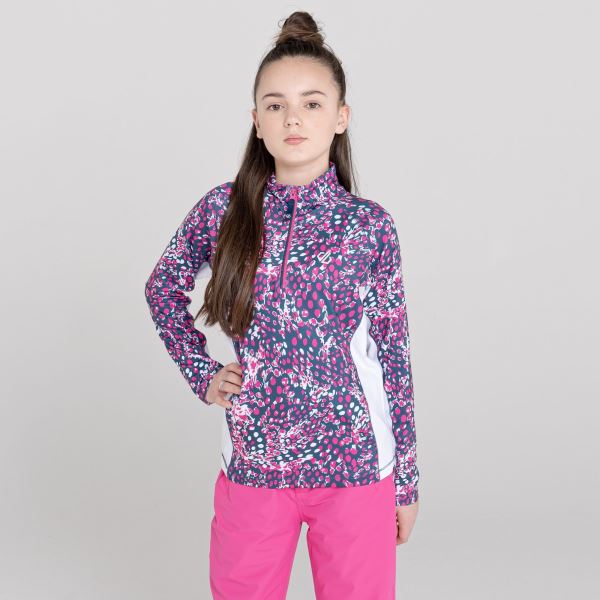 Kinder Funktions-T-Shirt Dare2b COMMIT pink / dunkelblau