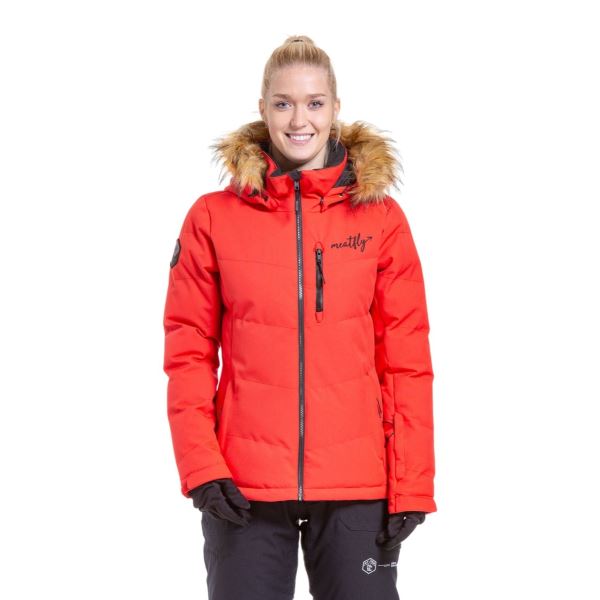 Damen SNB & SKI Jacke Meatfly Bonie rot