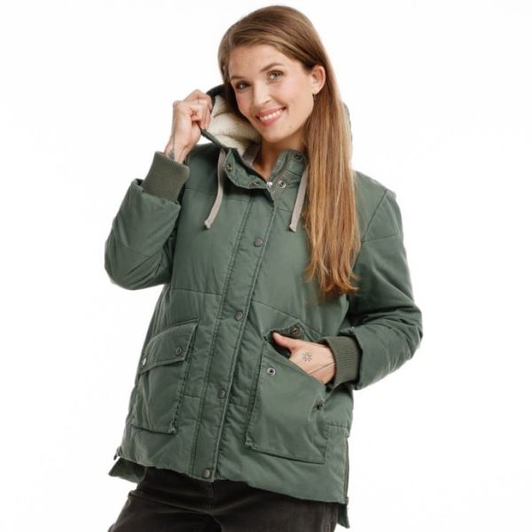 Damen Winterjacke BUSHMAN AUDREY dunkelgrün