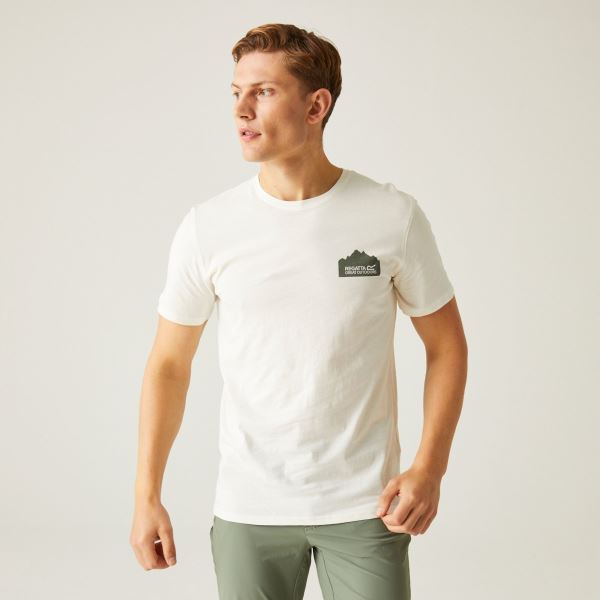 Herren-T-Shirt Regatta BREEZED IV weiß