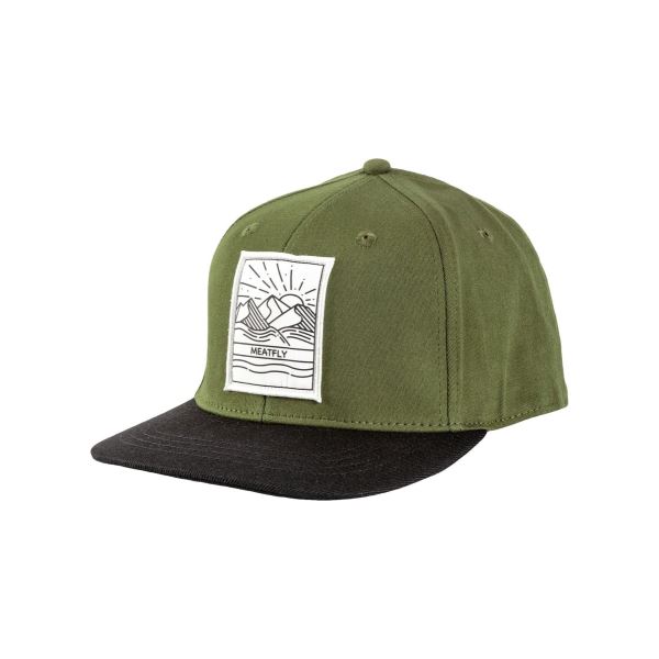 Meatfly Tyler Snapback Cap Grün/Schwarz