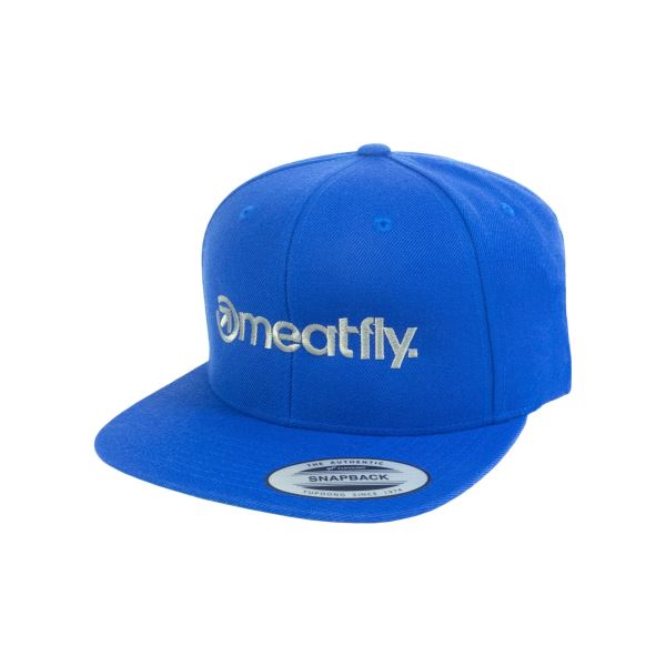 Herrenmütze Meatfly Hornet Snapback blau