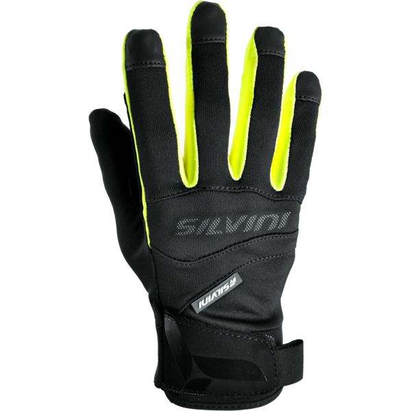 Silvini Fusaro Unisex-Softshell-Handschuhe schwarz/neongelb