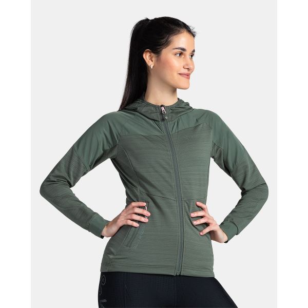 Kilpi MEMPHIS-W Funktions-Sweatshirt für Damen dunkelgrün