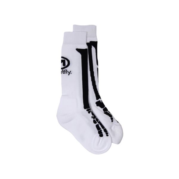 Unisex-Socken Meatfly Bones Long weiß