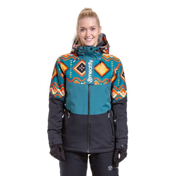 Damen SNB & SKI Jacke Meatfly Kirsten Kerosin/Gelb