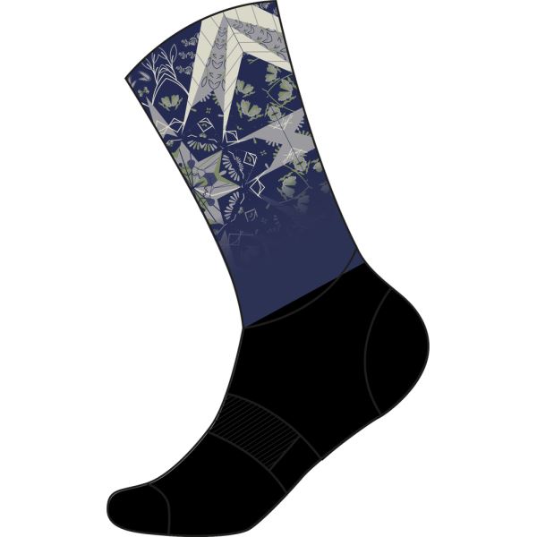 Unisex-Cyclo-Socken Silvini Lavaredo dunkelblau