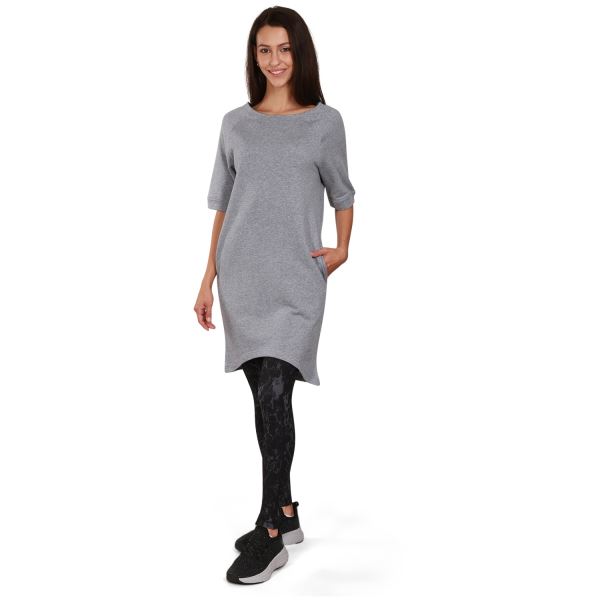 Damen-Baumwollkleid ALPINE PRO MOLEDA grau