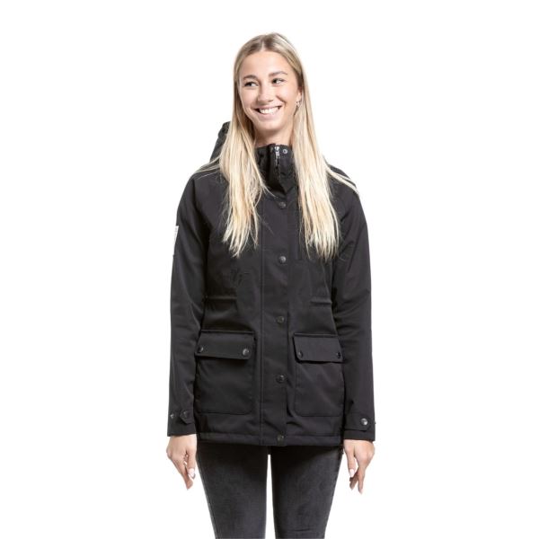 Damen-Straßenjacke Meatfly Xita schwarz