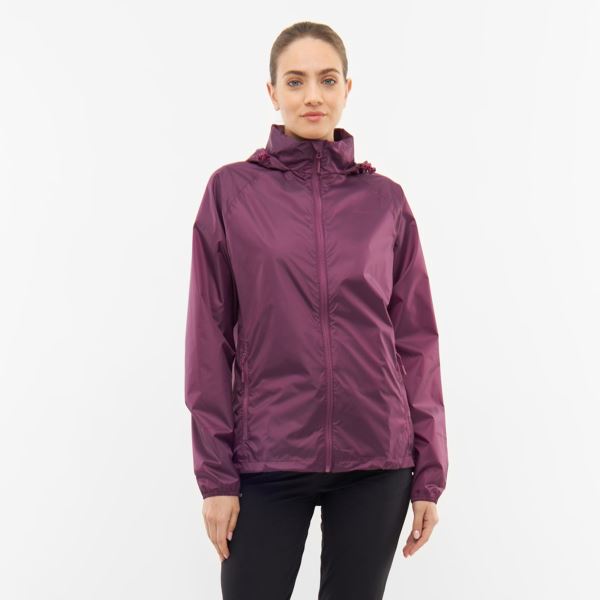 Damen Outdoorjacke Viking Rainier lila