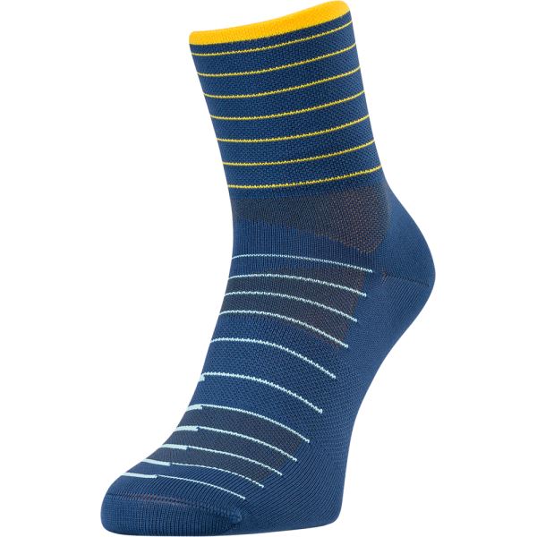 Unisex-Socken Silvini Bevera dunkelblau/gelb