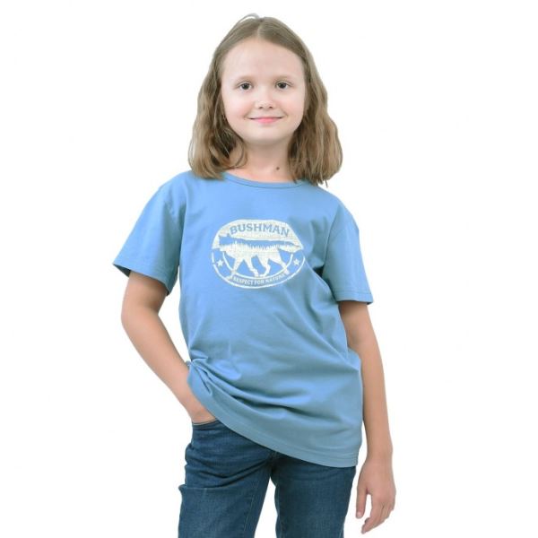 Kinder T-Shirt BUSHMAN JERRY IV blau