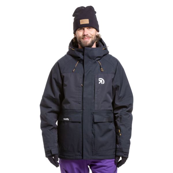 Herren SNB & SKI Jacke Meatfly Vertigo schwarz