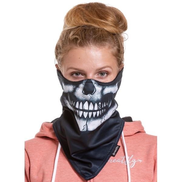 Meatfly Frosty Skull Sportmaske