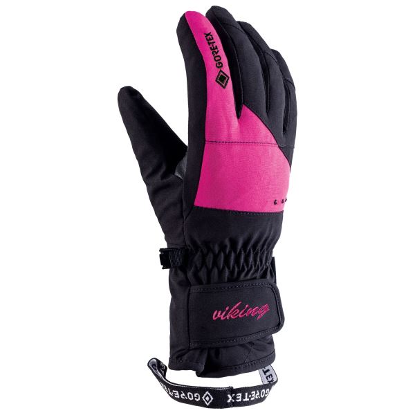 Viking SHERPA GTX Damen Skihandschuh schwarz/pink