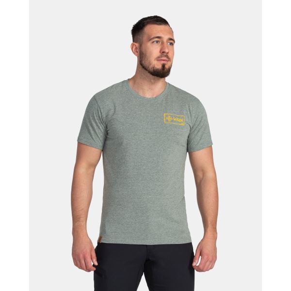 Herren T-Shirt aus Baumwolle Kilpi BANDE-M dunkelgrün