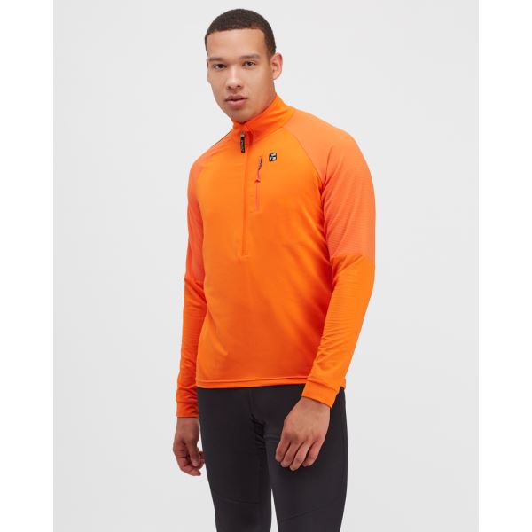 Herren-Sweatshirt Silvini Marone orange