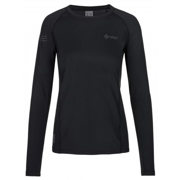 Technisches Damen-T-Shirt mit langen Ärmeln Kilpi LINA-W schwarz