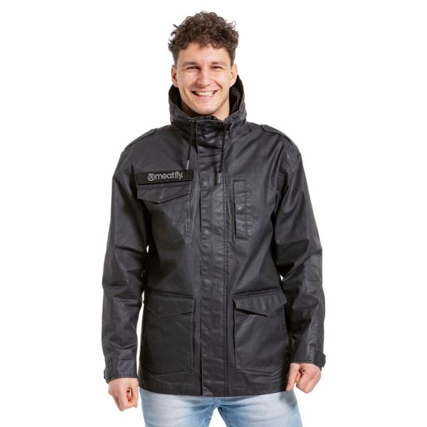 Herren-Straßenjacke Meatfly Brian schwarz