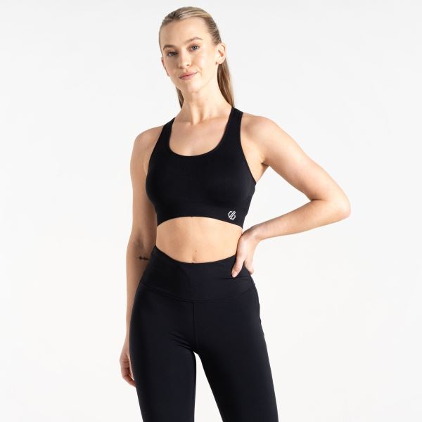 Damen Sport BH Dare2b DONT SWEAT schwarz