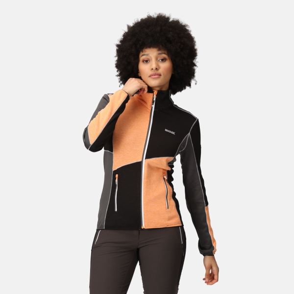 Damen-Sweatshirt Regatta LINDALLA VI orange/schwarz