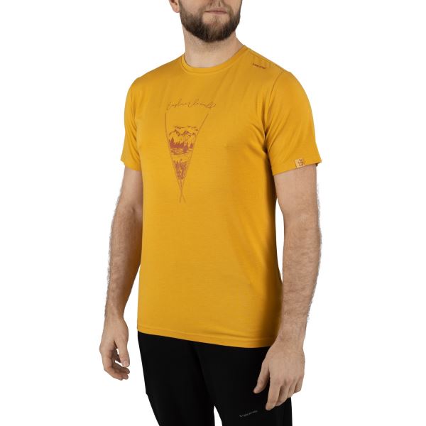 Herren-T-Shirt aus Bambus Viking Hopi gelb