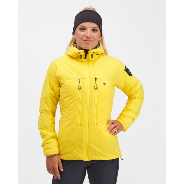 Damen-Ski-Alpinjacke Silvini Lupa gelb