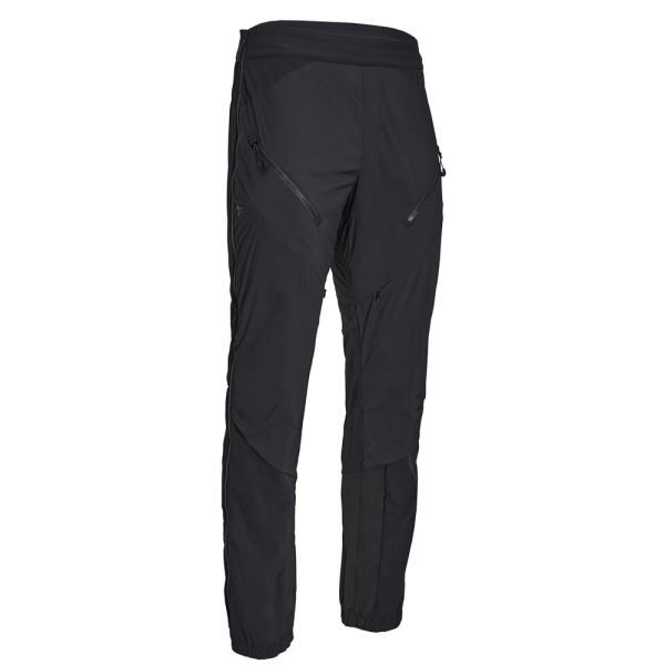 Herren-Ski-Alpinhose Silvini Foresto Schwarz/Limette