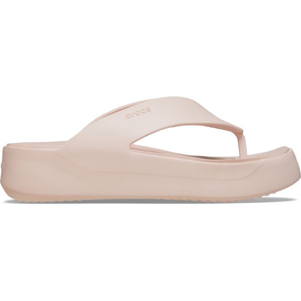 Damen-Flip-Flops Crocs GETAWAY PLATFORM hellrosa