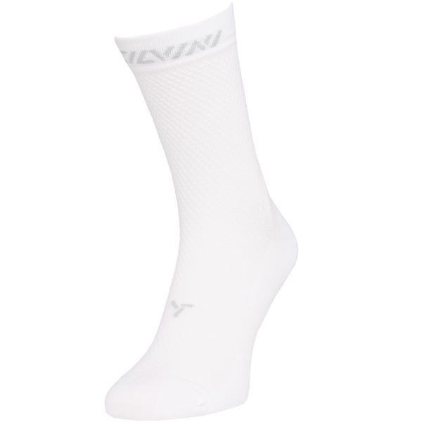 Unisex-Radsocken Silvini Pietore weiß