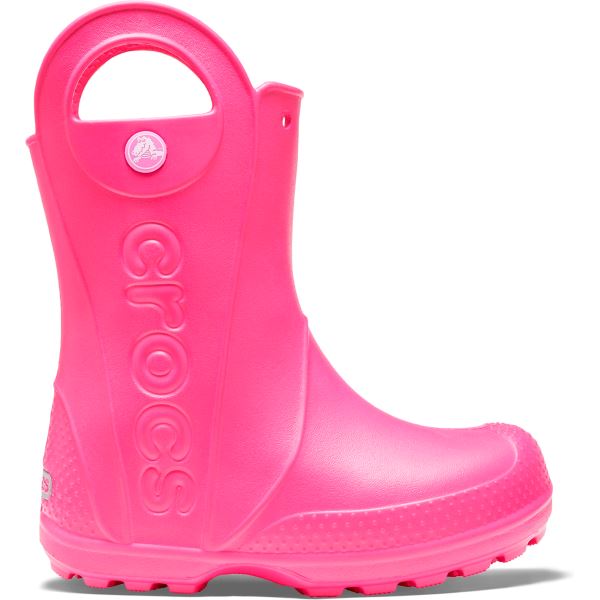 Kinderstiefel Crocs HANDLE It Rain Boot pink