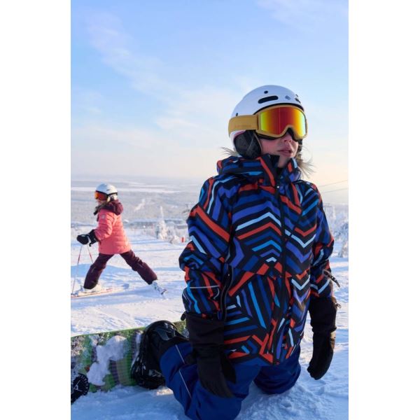 Winter-Skijacke für Jungen Reima Tirro blau/orange