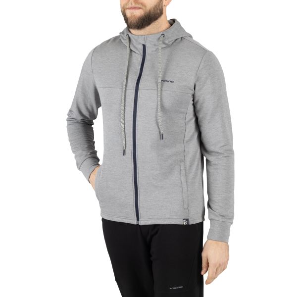 Viking Lonetree grauer Herren-Kapuzenpullover